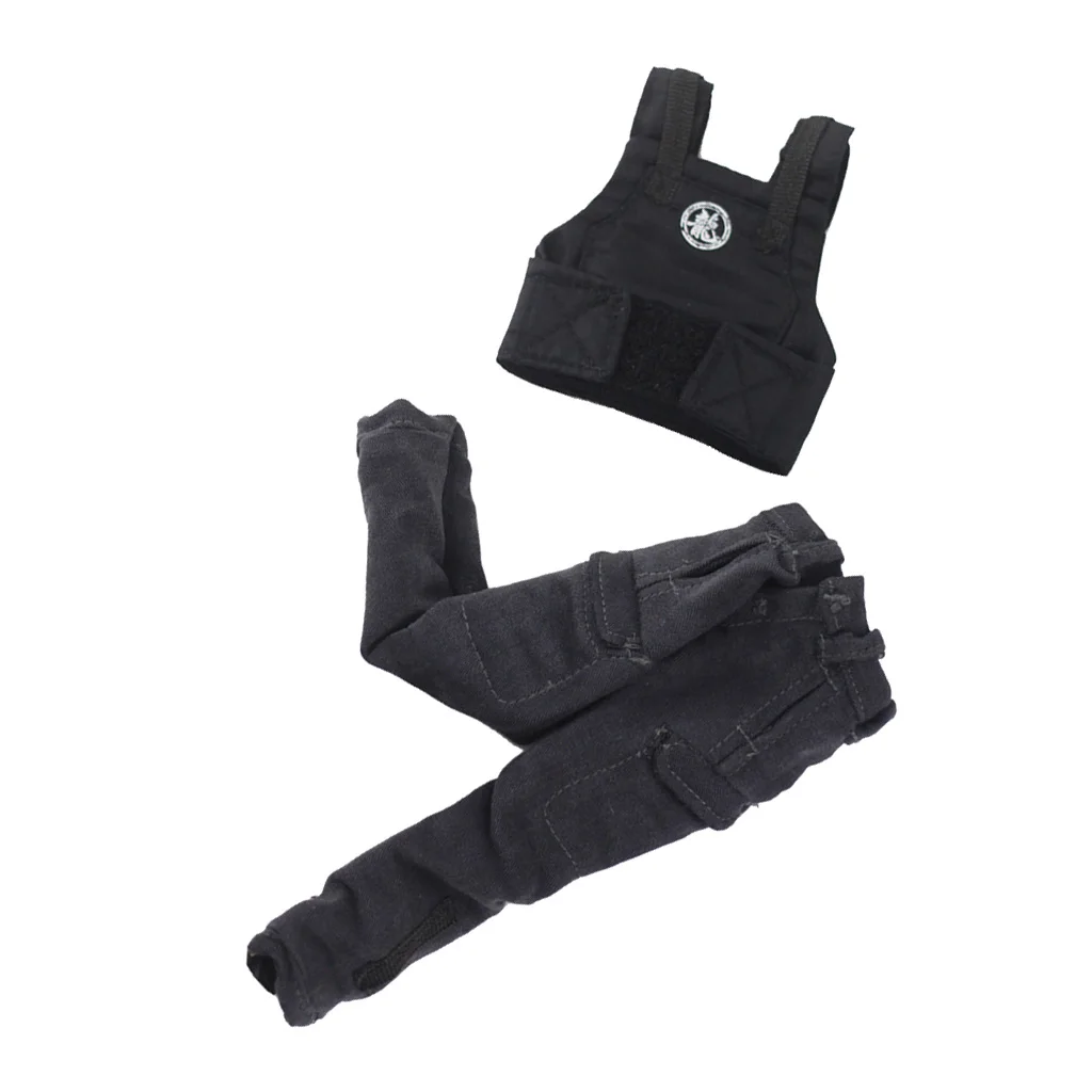 

Doll Clothes Everyday Casual Uniform, Vest And Pants Set, Suitable for 1/6 Male BJD Dolls, for 30cm/12inch Dolls