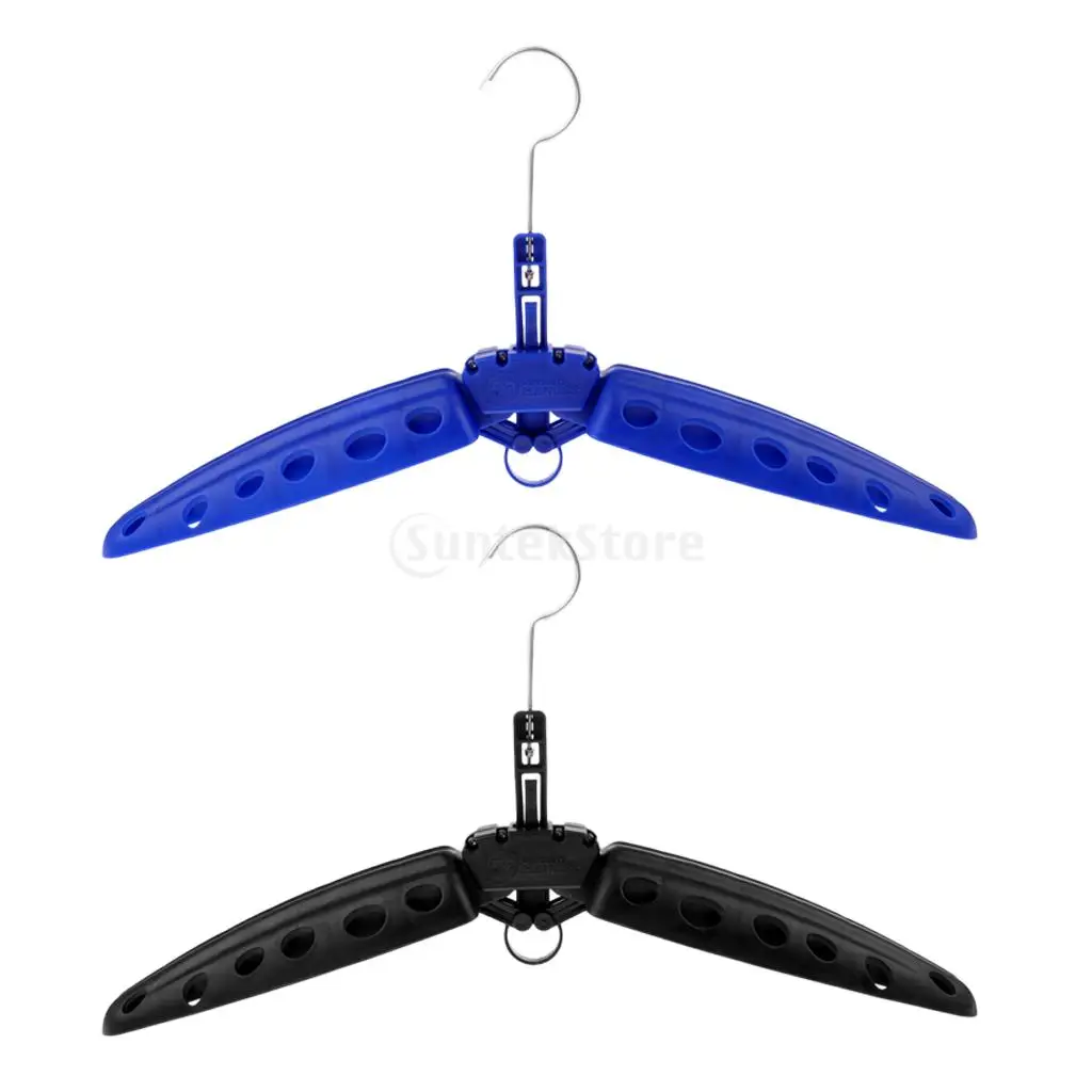 

Heavy Duty Plastic BCD Wetsuit Drysuit Hanger Folds Travel Hanger Kepper for Scuba Diving, Surfing, Snorkeling and Water Sports
