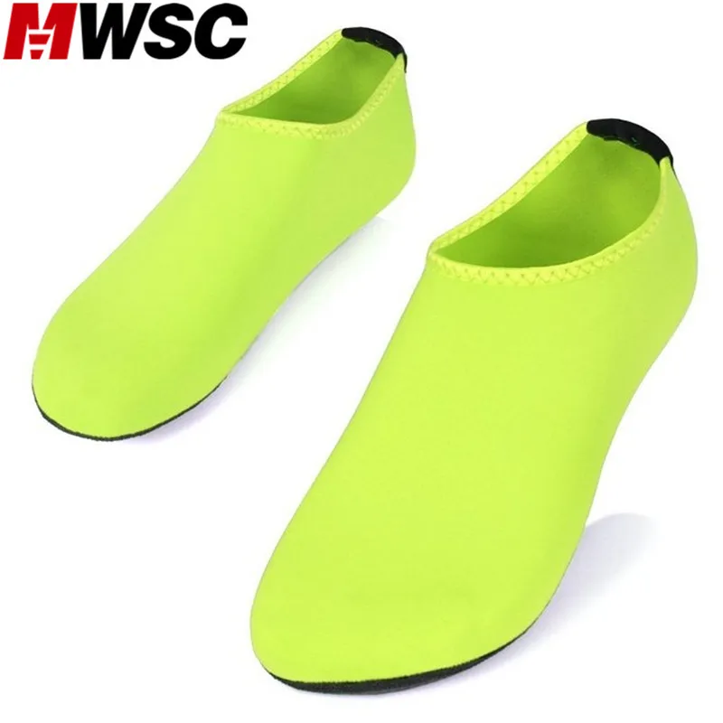 MWSC 2017 Summer New Chaussure Femme Women Water Shoes Aqua Slippers for Beach Slip On Waterpark