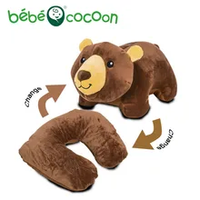 Bebecocoon Osito de Peluche convertible Almohada de Viaje