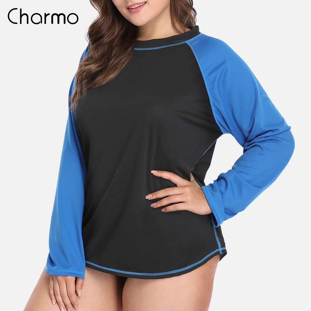 plus size upf swimwear