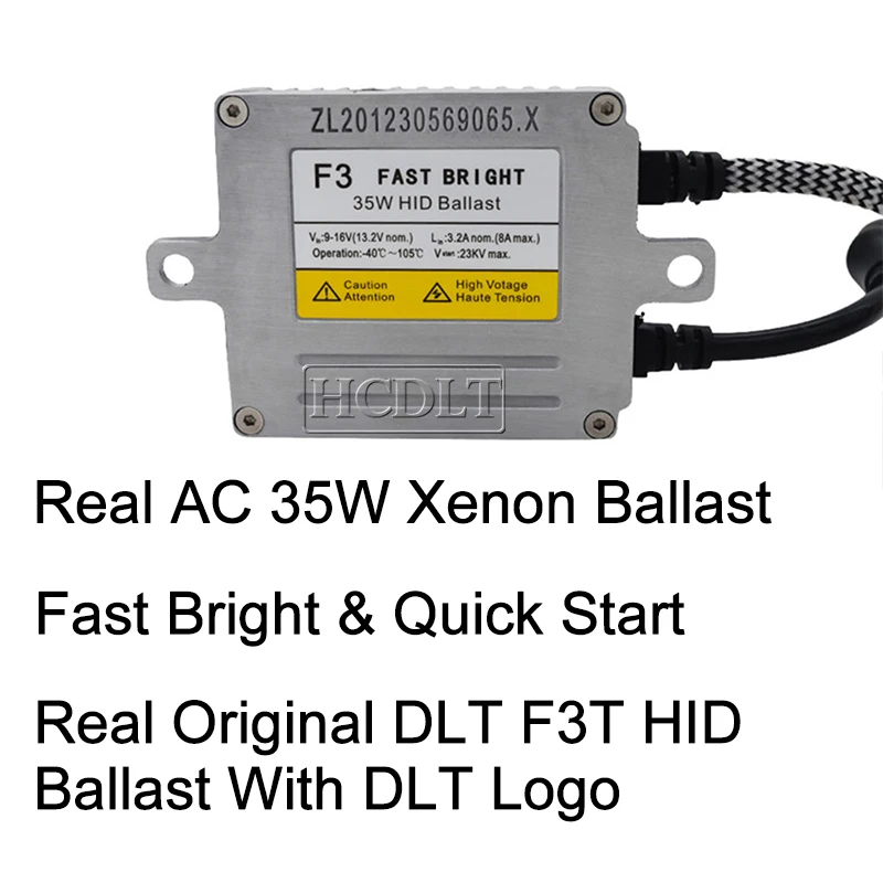 HCDLT 12 в 35 Вт AC Премиум Yeaky Xenon HID комплект фар H1 H3 H7 H11 HB3 HB4 D2H 4500K 5500K 6500K тонкий DLT F3T