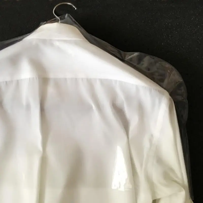 صندوق تخزين ملابس أكياس البلاستيك شفافة كيس لجميع الغبار دعوى معطف الملابس شنقا جيب الغبار غطاء لفستان الزفاف ثوب