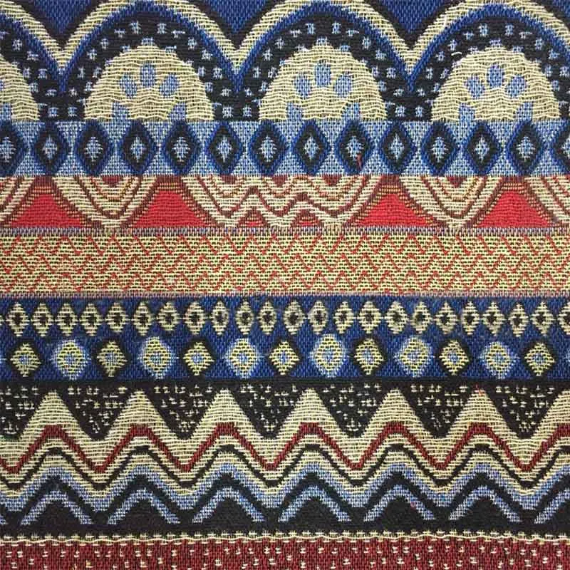 

Bag Jacquard Shoes Apparel Textile 1 Meter Cloth Home Sofa Pillow Sewing Patchwork Ethnic Fabrics Cotton Linen DIY Sewing