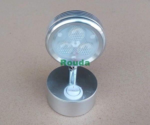 wall light with switch  bedside reading lamp 3w   taiwan led chips epistar 120lm/w
