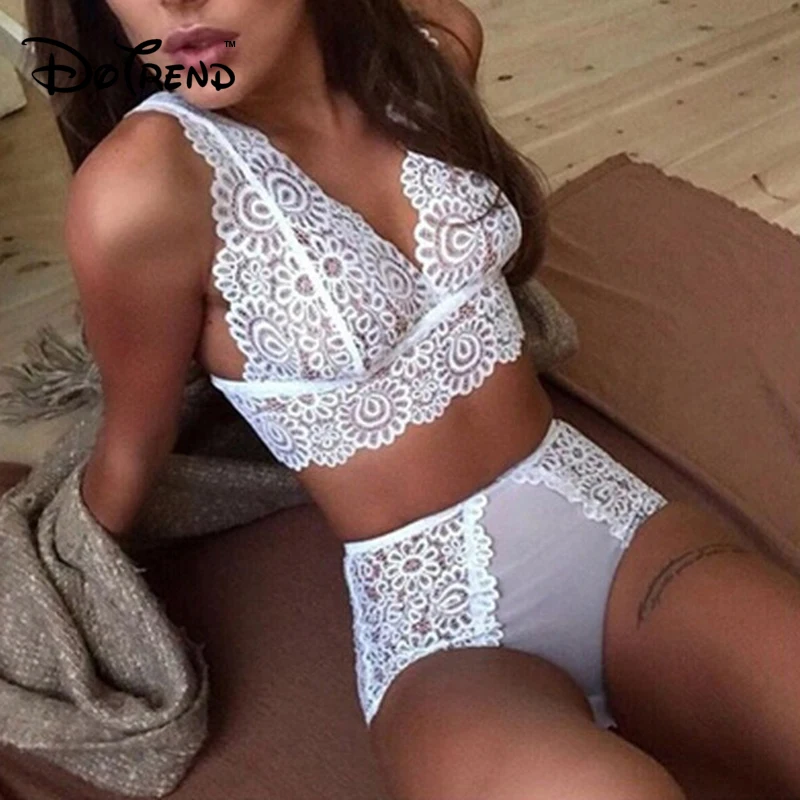 

Feelingirl New Lace Sexy Bra Set Push Up Seamless Embroidery Women Nightwear Sexy Lace Lingerie Sleepwear Bodysuit Babydoll Set