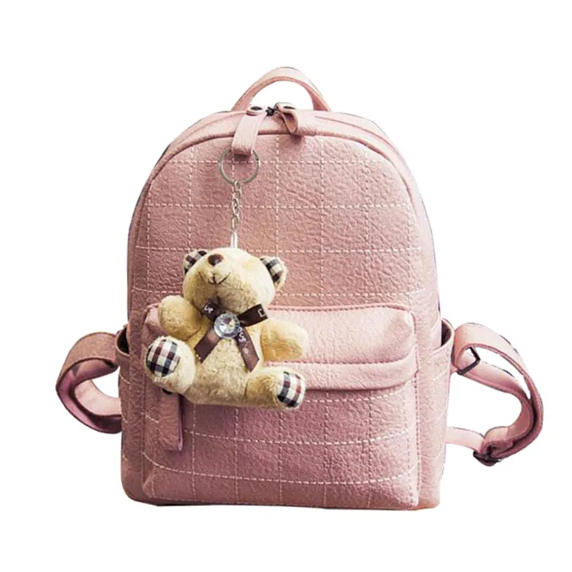 COOL WALKER New Women Backpack PU Leather Students Backpack Girls