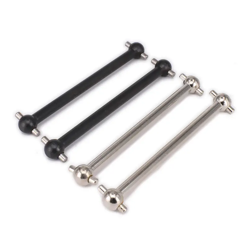 

RCAWD Black/Silver Iron Universal Driven Shaft Dogbone 61MM For 1/10 RC Hobby Model Car HPI HSP Traxxas Himoto Redcat