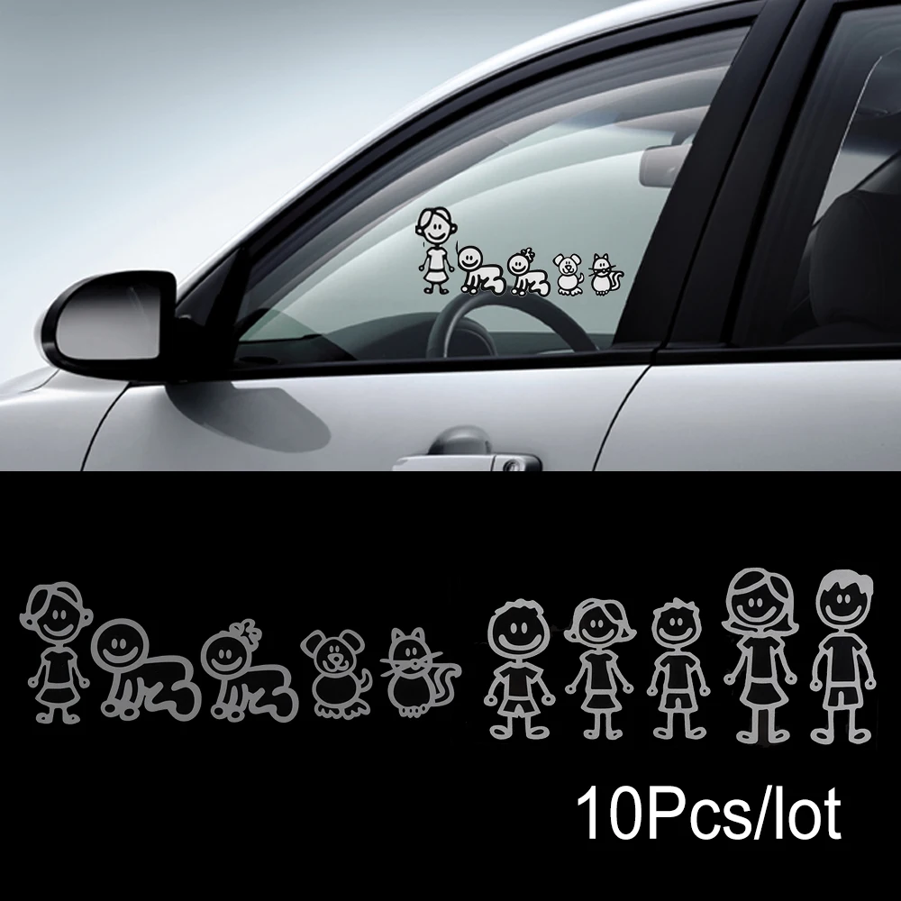 Family Member Car Sticker Car Decal Decoration Vinyl Art Decal For Car Removable