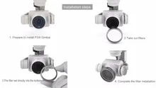 PGY DJI phantom 4 phantom 3 ND8 lens filter UAV Quadcopter drone parts accessories Gimbal Camera Neutral Density 8 Filter