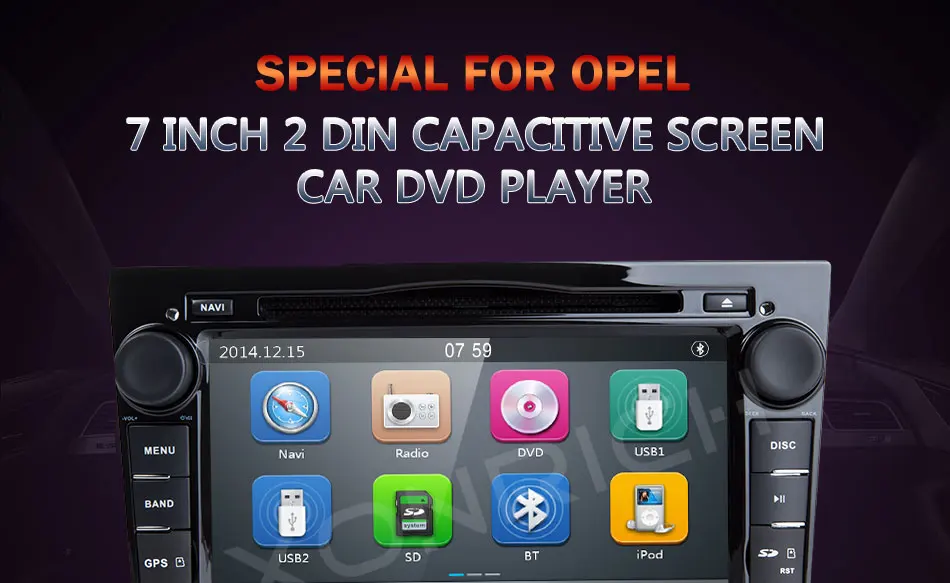 Perfect AutoRadio 2 Din Car DVD Multimedia For Opel Zafira b Astra H J Vectra C B Corsa D C G Meriva B Vivaro AntaraGPS Navigation Audio 0