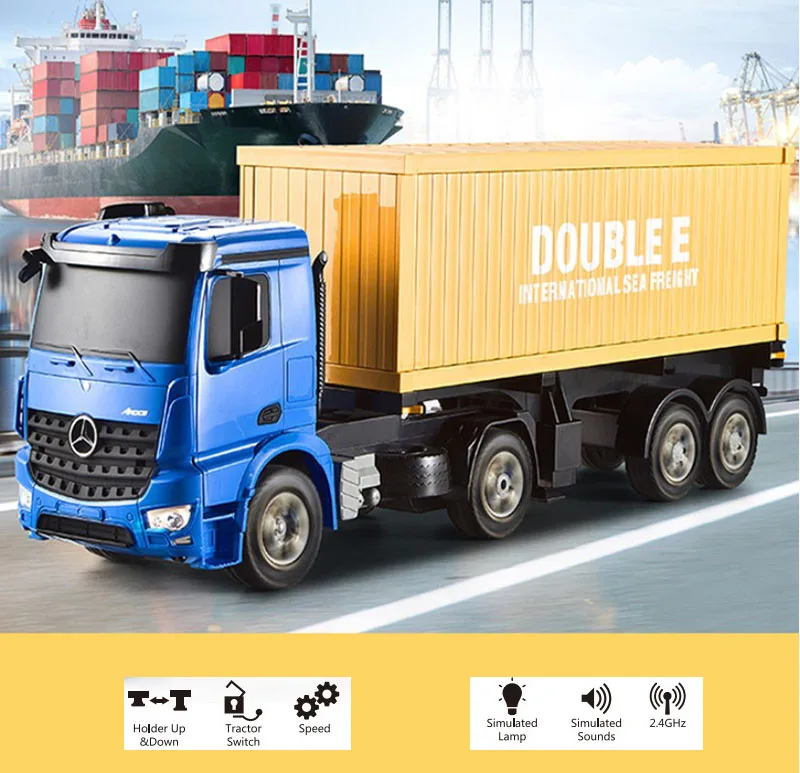 24G110RCheavryTruckremoteControlTipLorryAutoLiftEngineer