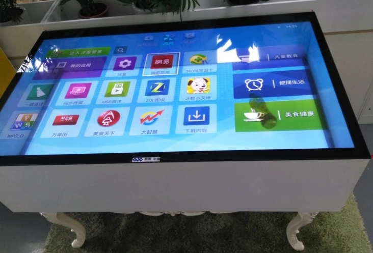  PC computer built in 22 32 42 47 55 65 85 inch LCD Touch interactive transparent advertising screen