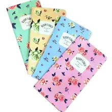 12 шт./партия, винтажная мини-записная книжка с жасминовым цветком, ретро, красивые с цветочным принтом, дневник