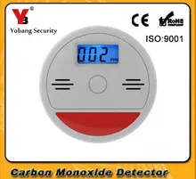 YobangSecurity Home Security 85dB Warning Independent LCD CO Carbon Monoxide Poisoning Sensor Fire Warning Alarm Detector