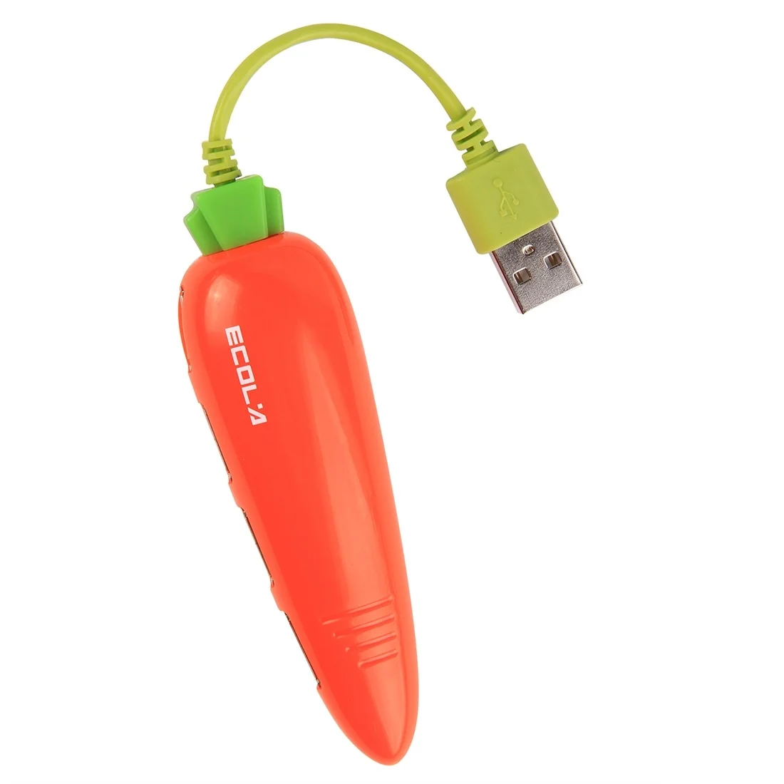

Mini Usb 2.0 Hub 4 Port USB-HUB Creative Carrot Design