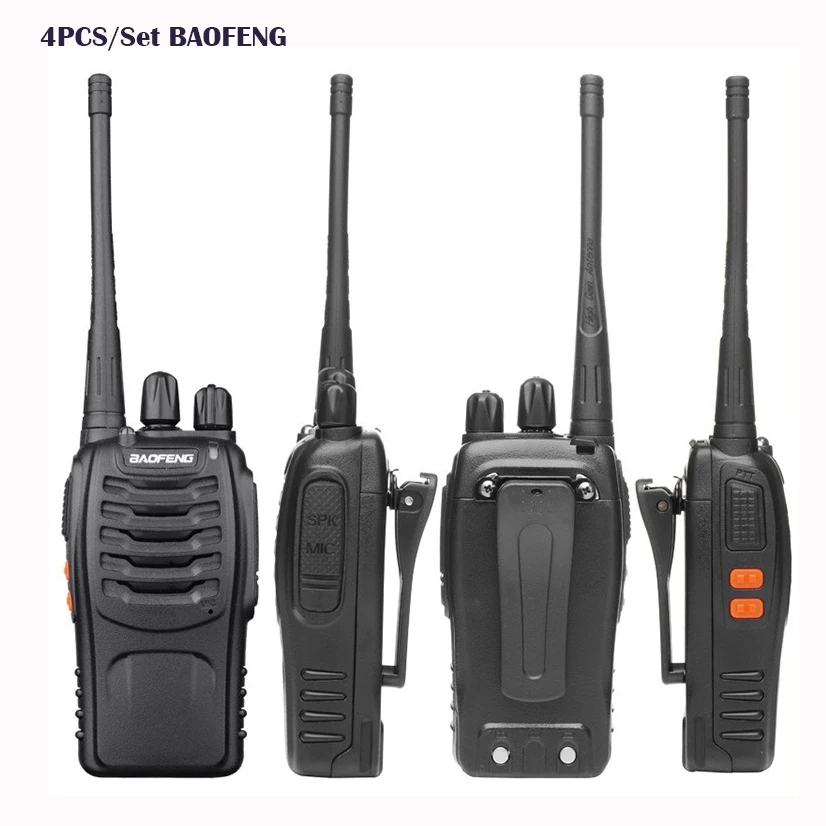 

4 pcs walkie talkie handy Baofeng BF-888S Intercom ham Two-way radio comunicacion baofeng bf 888s for cb Radio ht 2 Way Radio