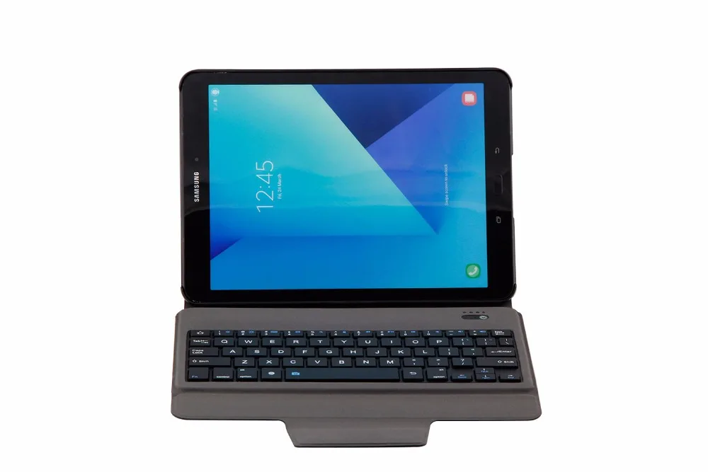 Bluetooth клавиатура Беспроводной клавиатура teclado для Samsung Galaxy Tab S3 9,7 T820 T825 кожаный чехол для планшета клавиатура с подставкой Klavye