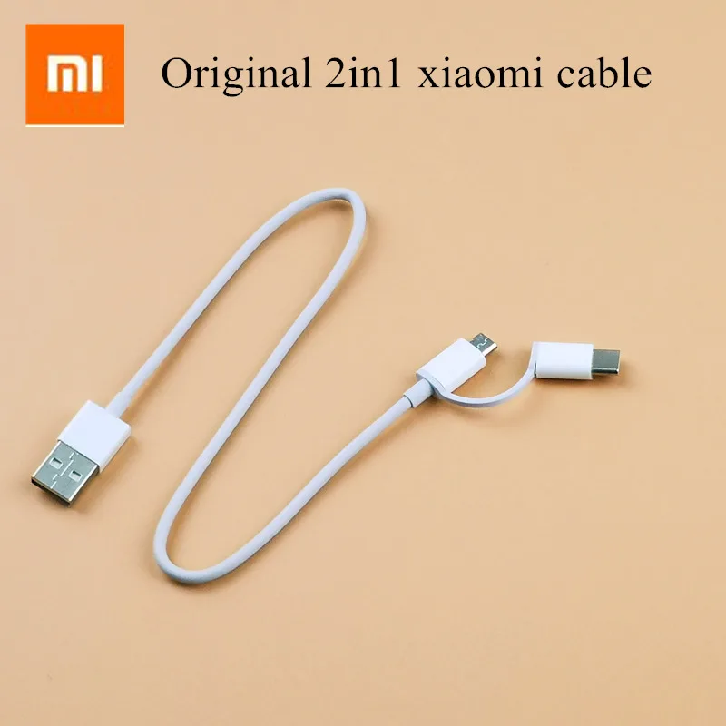 xiaomi 2 в 1 зарядный кабель usb mi cro usb-Type C кабель для mi 8 9 lite 6 a2 mi x 3 max 3 2 mi 8 redmi note 7 6 5 pro 6a