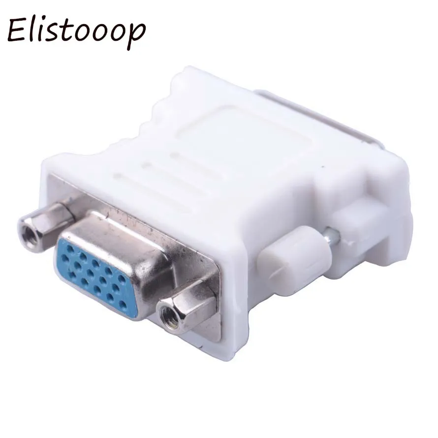 Elitooop DVI I 24 + 5 Pin DVI к VGA папа к женскому видео конвертер адаптер для ПК ноутбука|dvi to|dvi to vgavideo converter | АлиЭкспресс