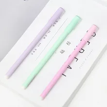 3 шт. BZNVN школьные принадлежности Южная Корея канцелярские Макарон матовый цвет ручка, подпись простой водный маркер, черный 0,5 мм