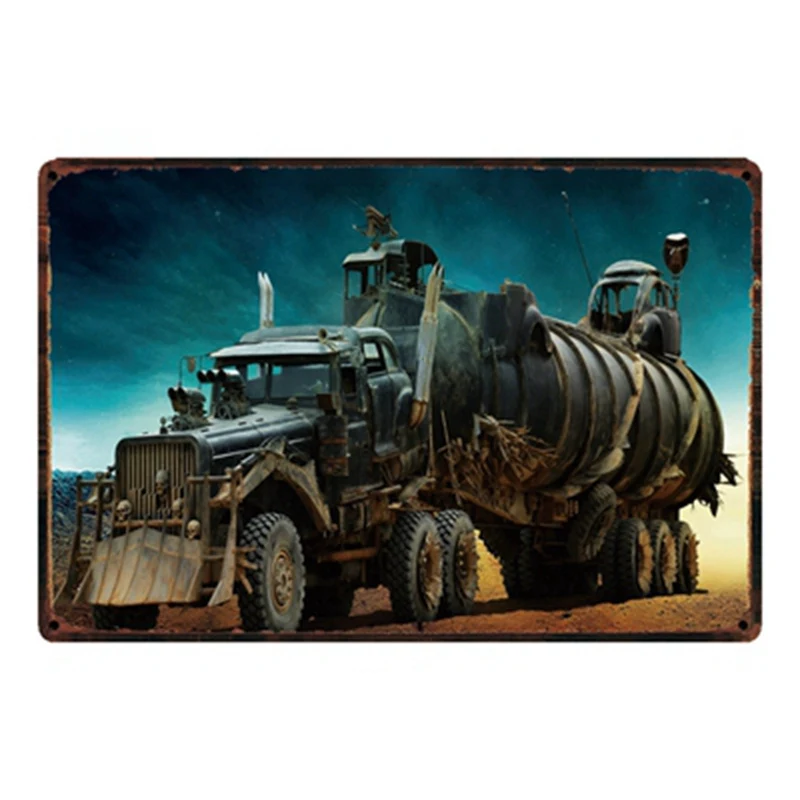[WellCraft] Mad Max кино металлическая жестяная вывеска настенная тарелка плакат винтажный кинотеатр Паб Бар Ретро Живопись персональный декор FG-243 - Цвет: WA 3326