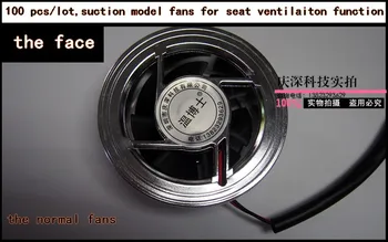 

100 pcs/ lot, car seat ventilating fans, fans for car seat ventilation function,suction model fans