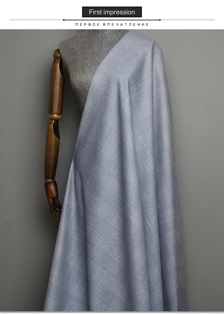 Перламутровый Шелковый светильник, синяя ткань, окрашенная камвольная шерсть и льняные материалы для одежды, костюмы, куртки, сделай сам, ткани для одежды