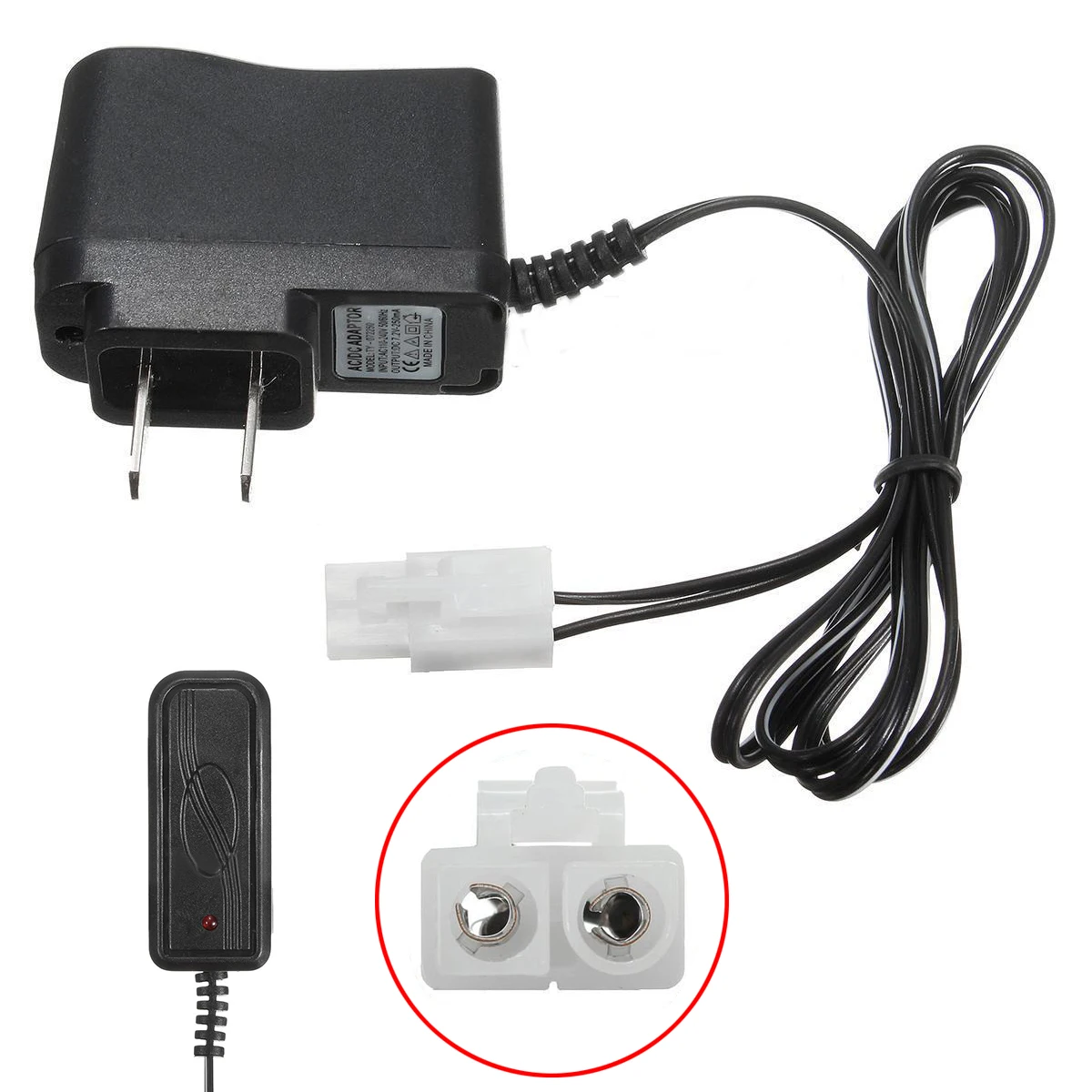 DC 7.2V Rechargeable RC Battery Pack Wall Charger Adapter For Remote Control Car