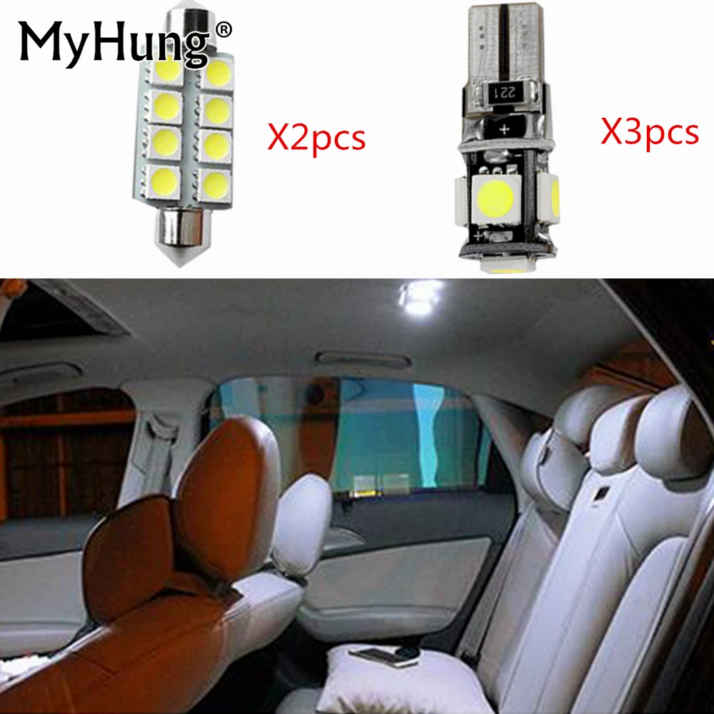 Car For Skoda Octavia Led Interior Light Convenience Bulbs C10W W5W