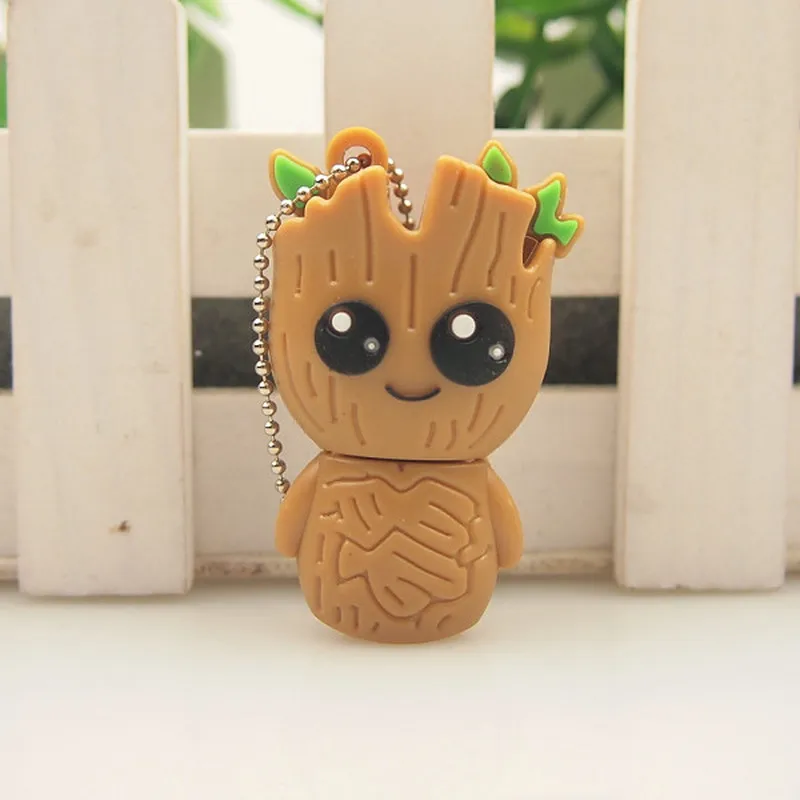 Миньоны милый мудрый Sapiential Groot Memory Stick USB Flash Drive128MB флеш-накопитель 32 Гб 64 ГБ флеш-накопитель USB 2,0 флеш-накопитель