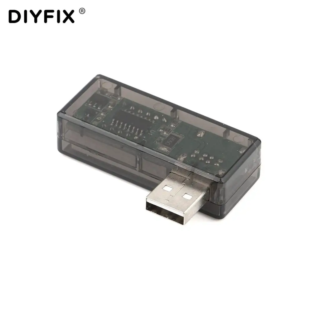 USB тестер DIYFIX цифровой амперметр для измерения напряжения и силы тока в сотовом