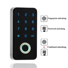Gym Electronic Fingerprint Locker Lock Digital Keyless Private Keypad Password Cabinet Lock For Office Home