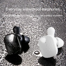 Беспроводные портативные мини-наушники с Bluetooth IPX4, водонепроницаемые наушники с сенсорным управлением, умные наушники с шумоподавлением HD, музыкальные наушники