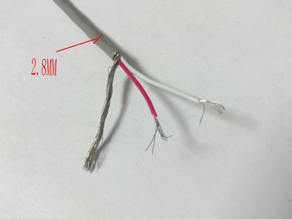 

10M CABLE, 28AWG, 2CORE,shield, PVC Cable 300V FOR Video,Audio Cables