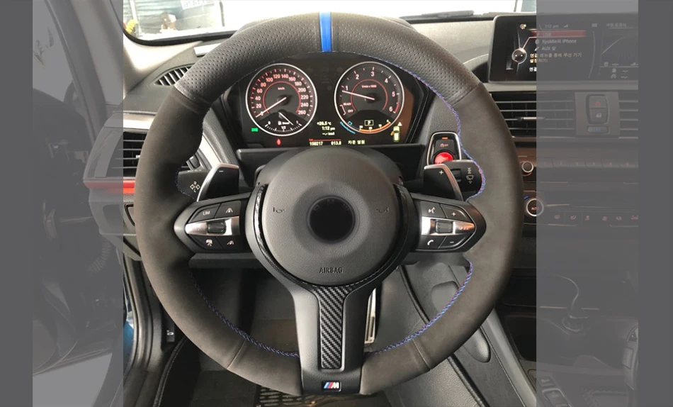 Steering Wheel Cover for BMW M3 M4 2014 2015 2016 F31 428i 2015 F30 320d 328 330i