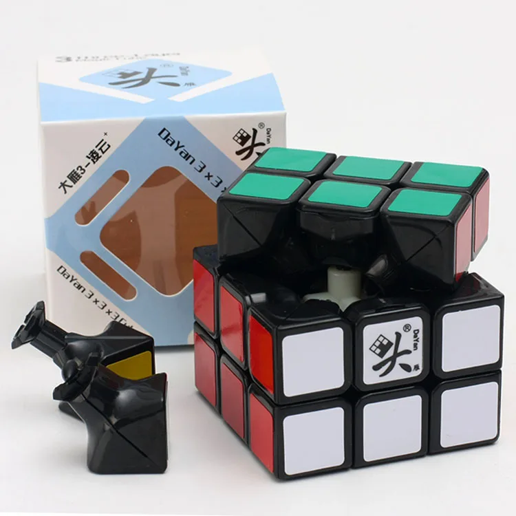 Dayan Lingyun V2 5,7 см 3x3x3 скоростной кубик головоломка твист кубики красочные стикеры без 3x3x3 Скорость магические кубики Головоломка Развивающие игрушки