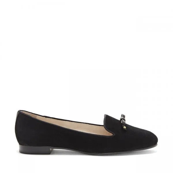 black_suede_round_toe_loafers_for_women_comfortable_flats_with_bow_1_