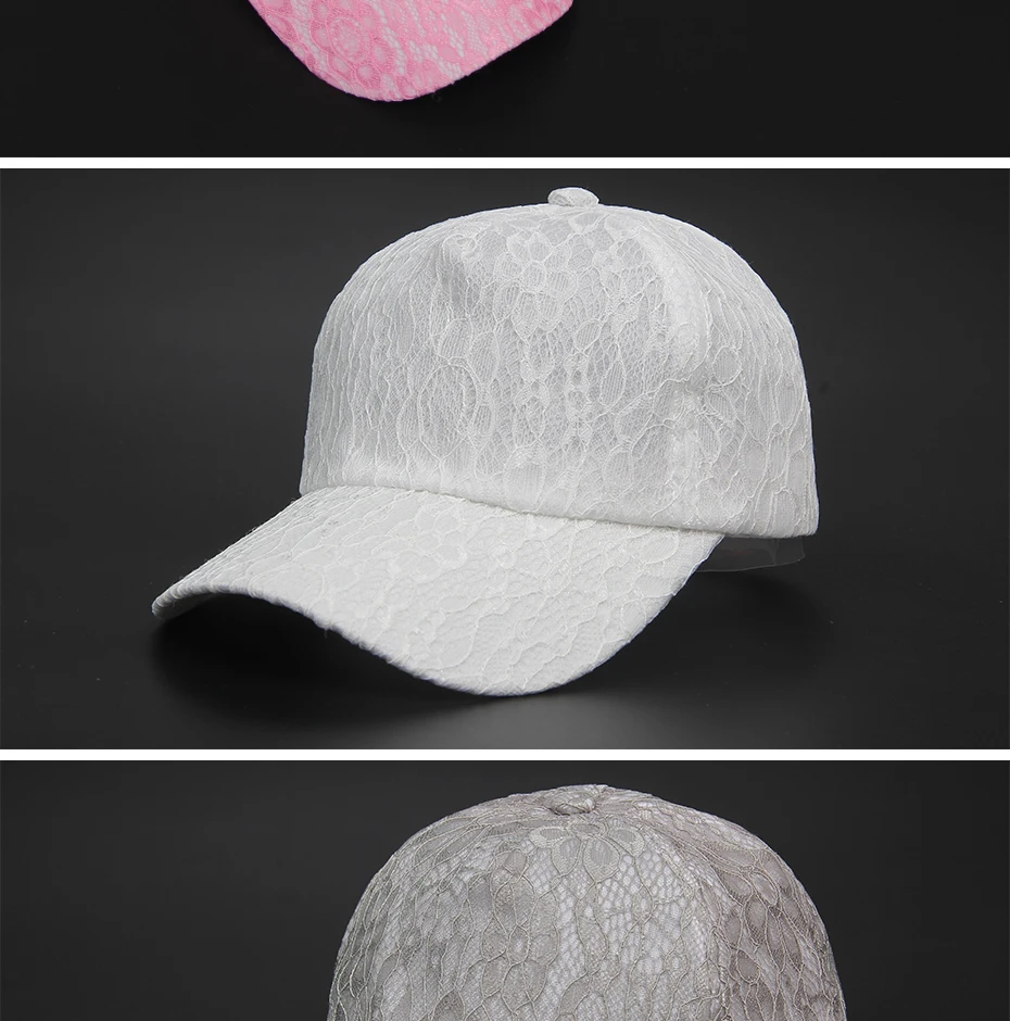 CNTANG модная кружевная Женская бейсбольная кепка, летняя повседневная Кепка для девушек, Бейсболка для женщин, брендовая дизайнерская Кепка s, регулируемые шапки