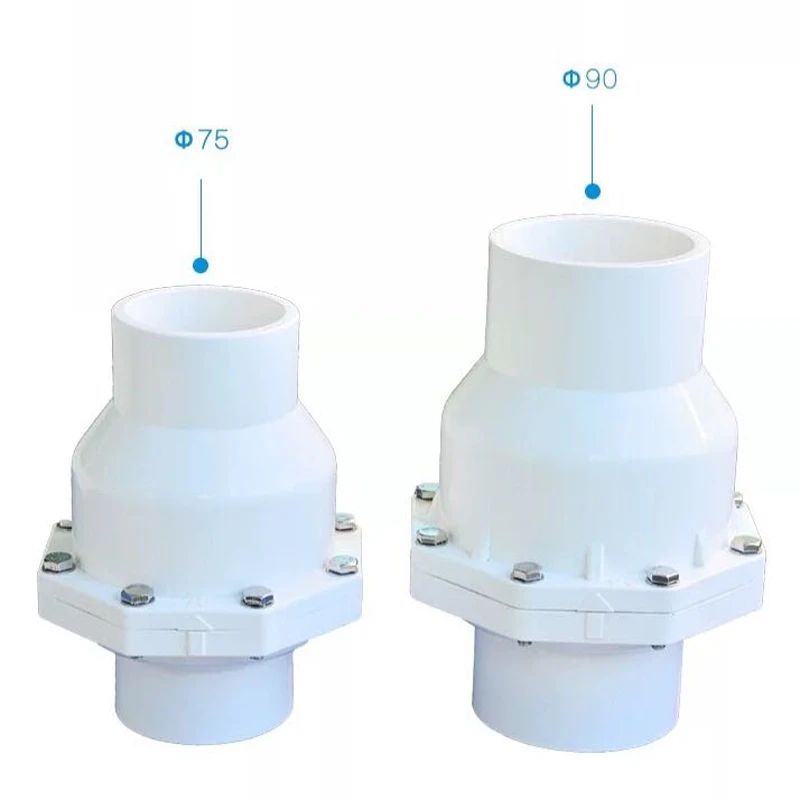 Check Valve Kitchen Toilet Sewer Pvc Drainpipe Nonreturn Flap Valve
