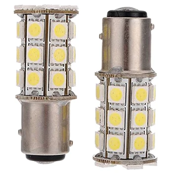 

2 x 1157-T25 BAY15D P21 / 5W 27 SMD5050 12V LED Brake Light White Light
