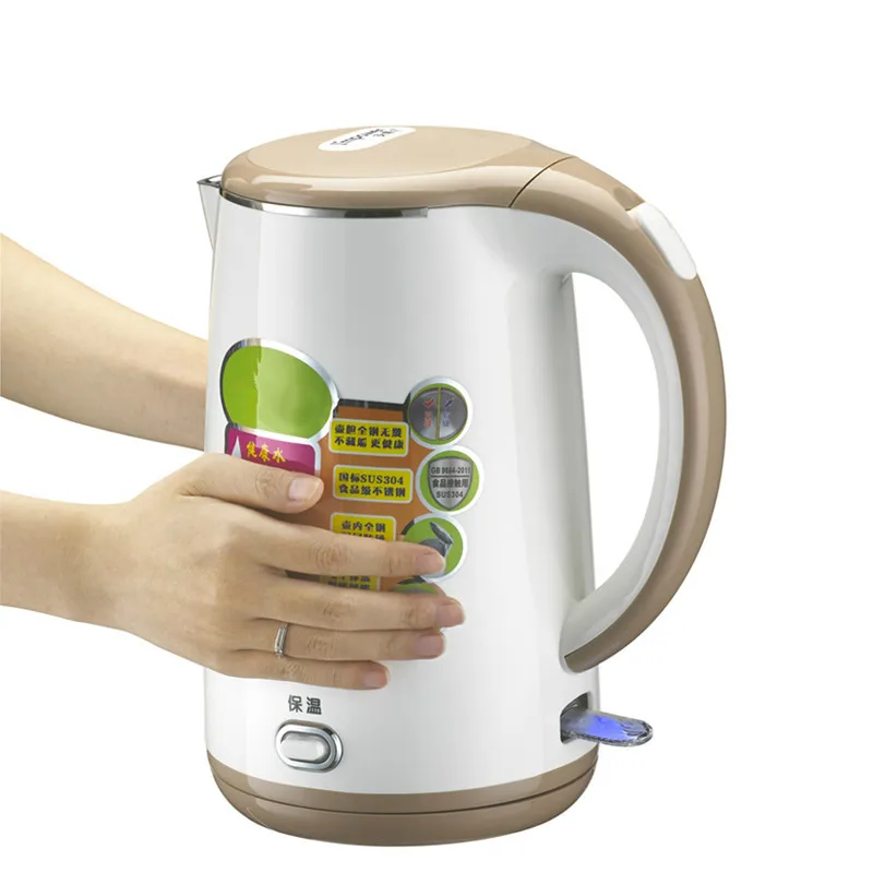 Electric kettle 304 steel home heating with automatic power failure Safety Auto-Off Function Electric kettle 304 steel home heating with automatic power failure Safety Auto-Off Function
