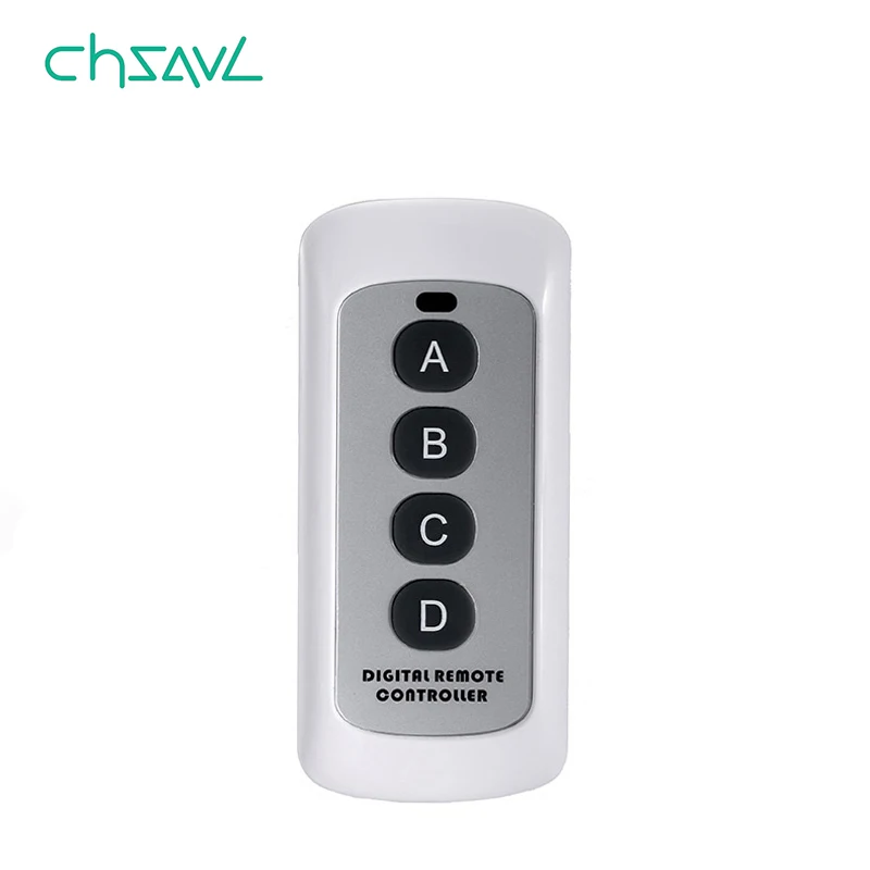 

CHSAVL RF433 remote control 4 key remote control aluminum frame