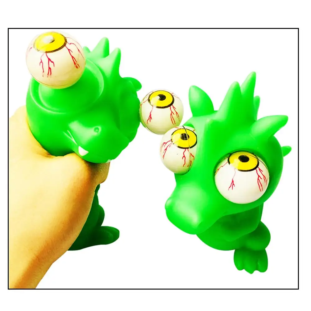 

Large Eye Popping Dinosaur Toy Squeezing Eye Decompression Dinosaur Toy(PVC)