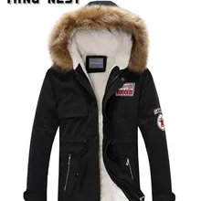 TANGNEST, Мужская парка, пальто,, Мужская теплая Корейская стильная стеганая куртка, Мужская Повседневная зимняя куртка с капюшоном, M-3XL, MWM495