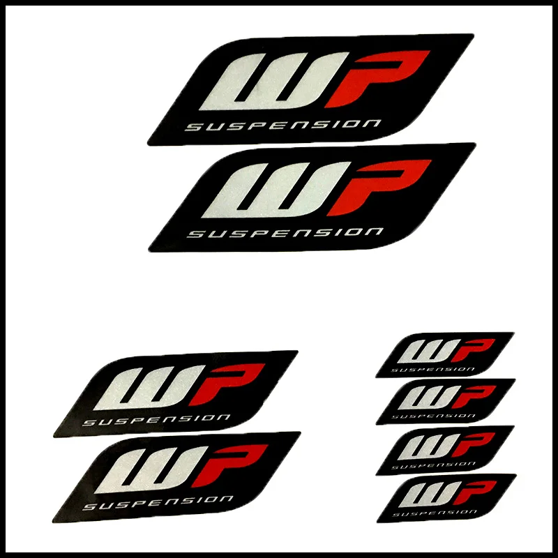 

1 Pair/Pack Motorcycle Modification WP Stickers Waterproof Reflective Decals for KTM 200/390/690/990 Suspension