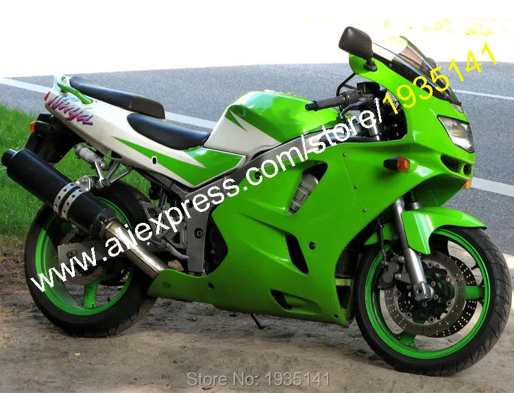 Для Kawasaki ZX-6R 94 95 96 97 ZX 6R 1994 1995 1996 ZX6R ZX636 зеленый белый со вторичного рынка спортивный