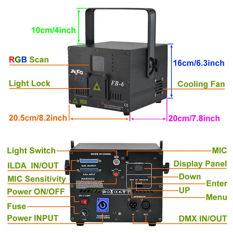 AUCD 1 Вт RGB полноцветный DMX ILDA, приложение правка, ИК пульт дистанционного сканирования анимация лазерный проектор огни Pro DJ вечерние шоу сценическое освещение FB6A