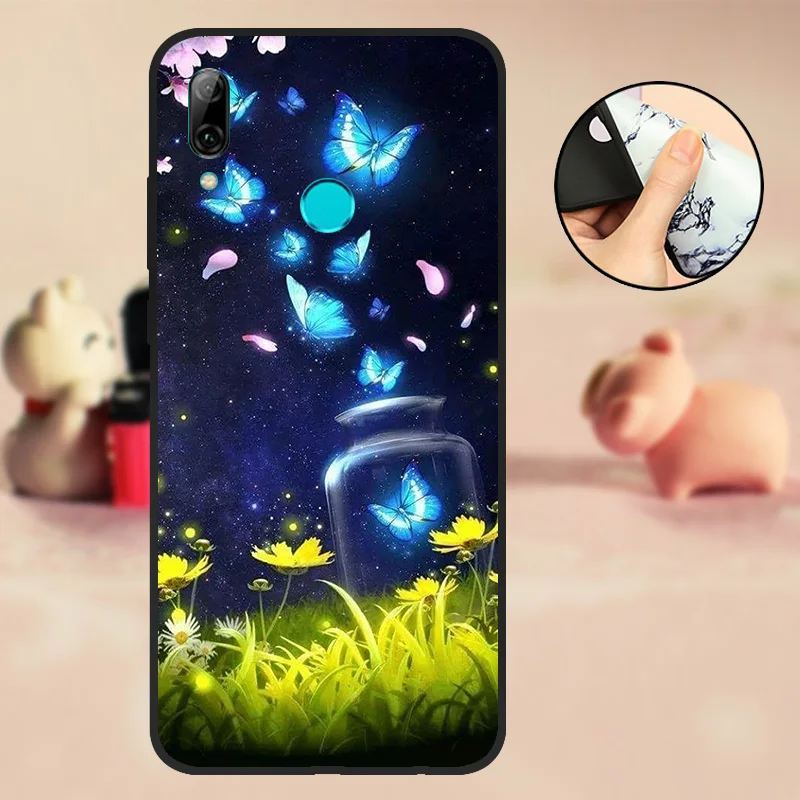 P Smart Coque для huawei PSmart чехол силиконовый черный ТПУ 6," для huawei P Smart Чехол для мобильного телефона мягкий - Цвет: T05