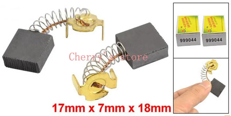 

20 Pcs DC Electric Motor 43/64" x 3/11" x 7/10" Carbon Brushes